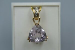 【送料無料】ネックレス　ゴールドペンダント9ct gold cz pendant｜hokushin
