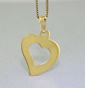【送料無料】ネックレス イエローゴールドメッキハートペンダントyellow gold love heart pendant guaranteed genuine 18k gold|hokushin