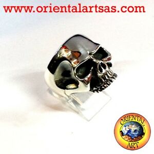 【送料無料】ネックレス　シルバーリングキースリチャーズスカルリング925 silver ring &permil; skull keith richards skull ring｜hokushin 27,986円