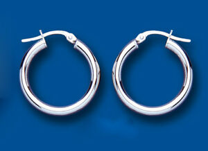 【送料無料】ネックレス　フープイヤリングホワイトゴールドクレオールhoop earrings white gold plain creole 20mm