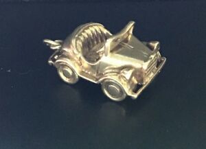 【送料無料】ネックレス　ゴールドビンテージオープントップバーミンガム9ct gold vintage open top car charm birmingham 1971 39g 28,386円