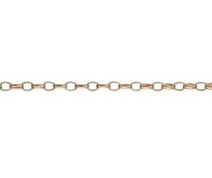 【送料無料】ネックレス　ゴールドレッドローズベルチャーブレスレット9ct gold redrose belcher half oval 7519cm bracelet｜hokushin 32,370円