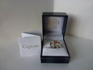 【送料無料】ネックレス　ゴールドシルバーローズゴールドリングサイズ￥clogau gold, silver amp; 9ct rose gold eternal love ring, size k 12 rrp 219