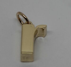 【送料無料】ネックレス　kaedesignsgenuine 9ct 9ct genuine solid yellow gold initialpendant rkaedesigns, genuine 9ct 9ct genuine solid yellow gold｜hokushin