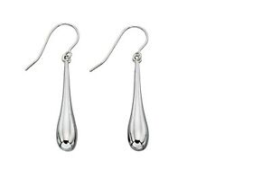 【送料無料】ネックレス　リストホワイトゴールドイヤリングホワイトゴールドドロップイヤリング listing9ct white gold earrings elongated drop white gold earrings ge2181