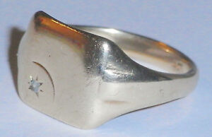 【送料無料】ネックレス　ゴールドサイズ9ct gold gents signet ring, 5g,size q