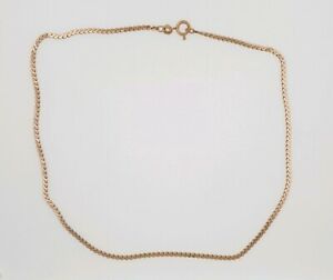 【送料無料】ネックレス　インチゴールドチェーン15inch 9ct gold chain