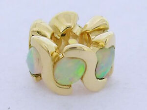 【送料無料】ネックレス　s bd071 9ctイェローゴールドnaturalオパールチャームs bd071 genuine 9ct solid yellow gold natural opal roundel bead charm