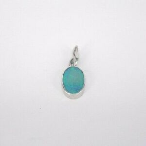 【送料無料】ネックレス　miran 180117スターリングダブレットオパールペンダントrrp249miran 180117 sterling silver doublet opal pendant oval rrp 249｜hokushin