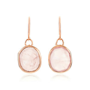 【送料無料】ネックレス　モニカサイレンイヤリングローズクォーツfree shipping monica vinader siren wire earrings rose quartz