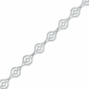 【送料無料】ネックレス スターリングアンクレット14kホワイトゴールドconcentric circles anklet 14k white gold over sterling silver|hokushin