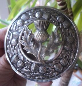 【送料無料】ネックレス　verylargeスコットランドmizpahアザミブローチc193050svery large scottish mizpah thistle brooch c193050s