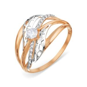 【送料無料】ネックレス ローズゴールドキュービックジルコンリング58514 ct rose gold ring with cubic zircon