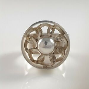 【送料無料】ネックレス　ヴィンテージスターリングバーミンガム1970vintage sterling silver modernist ring birmingham 1970｜hokushin