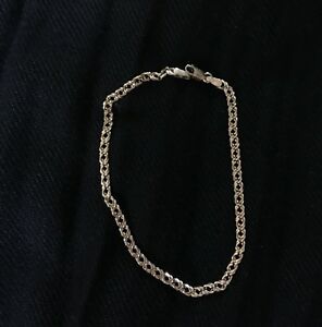 【送料無料】ネックレス　イエローゴールドブレスレット9ct yellow gold 19cm curb bracelet weighs 3g