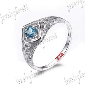【送料無料】ネックレス　10kホワイトゴールドスイストパーズ10k white gold genuine swiss blue topaz gemstone jewelry engagement wedding ring