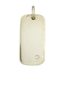 【送料無料】ネックレス　スターリングシルバータグsterling silver dog tag｜hokushin