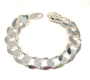 【送料無料】ネックレス スターリングシルバーメンズブレスレットリンクグラムestate sterling silver mens bracelet curb link large chunky amp; heavy 82 grams|hokushin