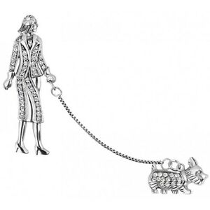 【送料無料】ネックレス アリノーマンスターリングシルバーレディブローチクリスマス ari d norman sterling silver lady amp; dog brooch bnib gift birthday christmas|hokushin