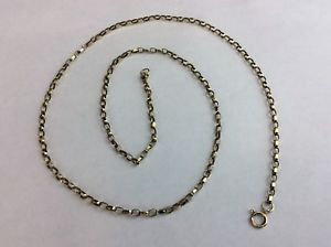 【送料無料】ネックレス　イエローゴールドベルチャータイプチェーン9ct yellow gold belcher type chain 20 41g available worldwide