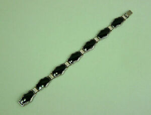 【送料無料】ネックレス ビンテージシルバーエナメルブレスレットノルウェーグラムvintage silver amp; enamel bracelet norway 1970s 185 grams|hokushin