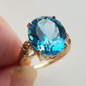 【送料無料】ネックレス　ゴールドリングサイズstunning 9ct gold ring size n