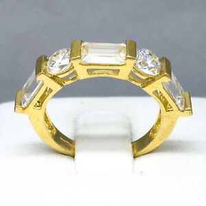 【送料無料】ネックレス イエローゴールドキュービックジルコンカクテルドレスリングサイズ|hokushin