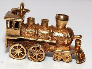【送料無料】ネックレス イエローゴールドペンダント9ct yellow gold train charm pendant 44g|hokushin