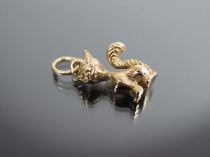 【送料無料】ネックレス　ヴィンテージゴールドシャムペンダントvintage 9ct gold siamese cat pendant charm 1965｜hokushin
