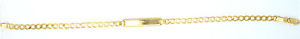 【送料無料】ネックレス　9ctイェローゴールド177149ct yellow gold hallmarked child ladies identity bracelet 17714