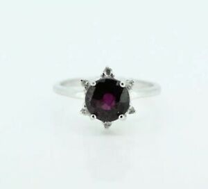 【送料無料】ネックレス　ホワイトゴールドガーネットリング9ct white gold almandine garnet and cz ring 28,587円