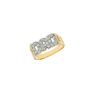 【送料無料】ネックレス 9ctゴールドストーンセットdad9ct gold hallmarked stone set dad ring|hokushin