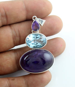 【送料無料】ネックレス 925スターリングアメジスト178ペンダントgsolid 925 sterling silver natural amethyst gemstone pendants jewelry 178 g|hokushin