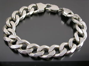 【送料無料】ネックレス ビンテージスターリングシルバーリンクブレスレットvintage heavy sterling silver curb link bracelet c1970|hokushin