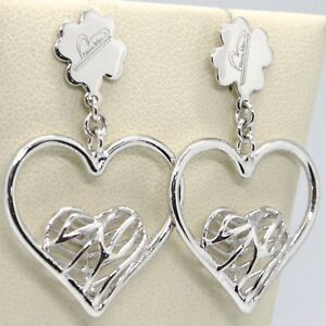 【送料無料】ネックレス メアリージェーンイタリアシルバーハートペンダントイヤリングearrings silver 925 with heart pendant in by mary jane ielpo , made italy|hokushin