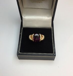 【送料無料】ネックレス　9ct yellow gold amethyst ring9ct yellow gold amethyst ring