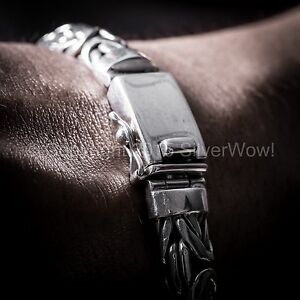 【送料無料】ネックレス　バリビザンチンボロブドゥールブレスレットスターリングシルバーbali byzantine borobudur bracelet 6mm oval 925 sterling silver