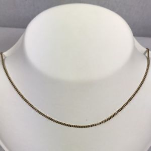 【送料無料】ネックレス　ソリッドイエローゴールドリンクチェーンネックレス