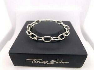 【送料無料】ネックレス トーマススターリングシルバーリンクブレスレットドルthomas sabo sterling silver opening link charm bracelet 185cm ta1116s rrp 249|hokushin