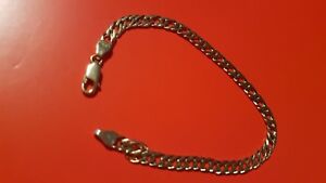 【送料無料】ネックレス　ゴールドダブルチェーンリンクブレスレットインチ9 ct gold double chain link bracelet 53 g 5mm wide x 7 inch hallmarked｜hokushin