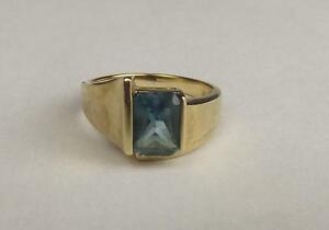 【送料無料】ネックレス 9ctトパーズリングサイズl59ct yellow gold topaz ring uk size l us 5|hokushin