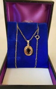 【送料無料】ネックレス　ヴィンテージイエローゴールドスモーキークオーツペンダントチェーンa vintage 9ct yellow gold smoky quartz pendant amp; chain sheffield 1975