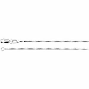 【送料無料】ネックレス 14k75mmソリッドボックスチェーンネックレスwロブスター 24lon16|hokushin