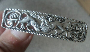 【送料無料】ネックレス スコットランドシルバーブローチジョセフクックscottish silver iona mystical beast zoomorphic brooch hm 1937 joseph cook|hokushin