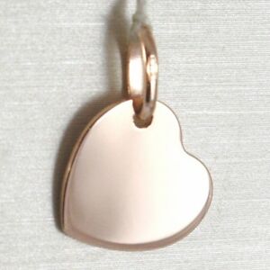 【送料無料】ネックレス　ペンダントローズゴールドホワイトイタリアペンダントpendant rose gold 0,5 white 750 18k, heart dish, made in italy, pendant