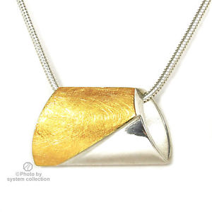 【送料無料】ネックレス　ゴールドエディションシルバーペンダント925 silver pendant with 900 gold edition