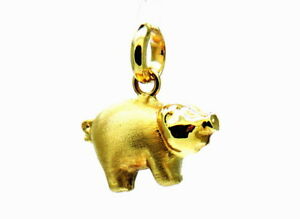 送料無料 Pig Pendant Pig Pigletyellow Gold 18kt Gold Pig Pendant Pig 18kt Piglet Hokushin ネックレス Yellow 18kt