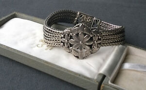 【送料無料】ネックレス　シルバーブレスレットソリッドスターリングsterling silver 4 stranded foxtail bracelet 75 solid 925 v heavy｜hokushin