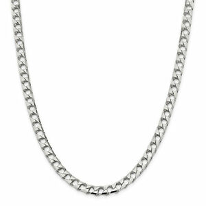 【送料無料】ネックレス　チェーンsterling silver 675mm polished open curb chain qfoc250