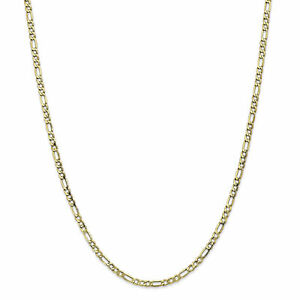 【送料無料】ネックレス　フィガロチェーン10k 35mm semisolid figaro chain 10bc93